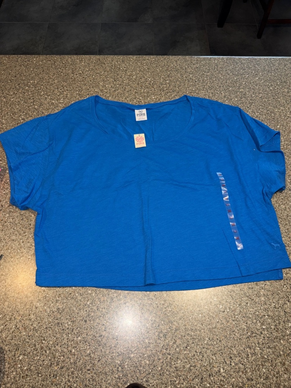 PINK by Victoria's Secret Bright Blue Tee